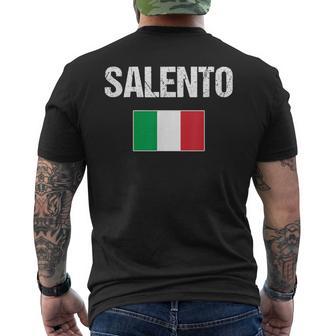 Salento Italia Bandiera Italiana Italiaalento T-shirt da uomo con stampa posteriore - Novitaregali