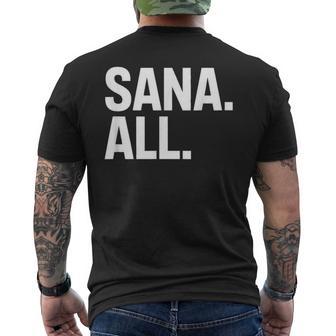 Sana All Filipinolang Phrase Pinoy Meme レディース メンズ メンズTシャツ バックプリント - Kawaiitshirt