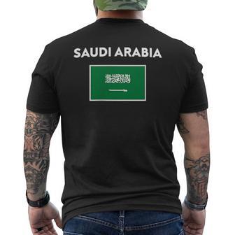 Saudi Arabia Flag Arabiaaudita Camiseta Hombre Estampado Espalda - Regaloses