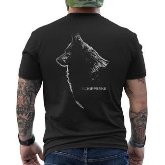 Schipperke Team Dog Trainer ファニーtシャツ ドッグトレーニングtシャツ メンズTシャツ バックプリント - Kawaiitshirt