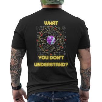 Science Geeks Físico Micro Física Quantum Camiseta Hombre Estampado Espalda - Regaloses