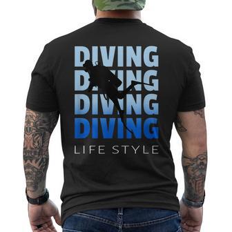 Scuba Diving Gearcuba Diving Equipment Dive メンズTシャツ バックプリント - Kawaiitshirt