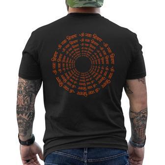 Shivahankar Mahahivratri Om Namahahivaya Hindu メンズTシャツ バックプリント - Kawaiitshirt