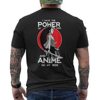 Si Tiene Que Poder De Dios Y Anime De Mi Lado Anime Manga Camiseta Hombre Estampado Espalda - Regaloses