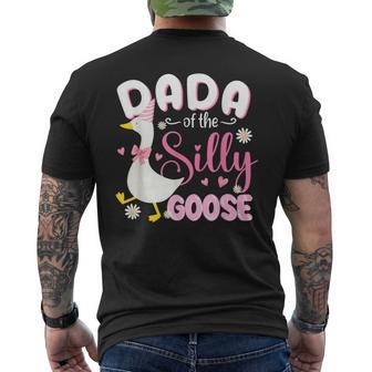 Silly Dada Goose Dada 1St Birthday Family Matching Party Men's T-shirt Back Print - Thegiftio