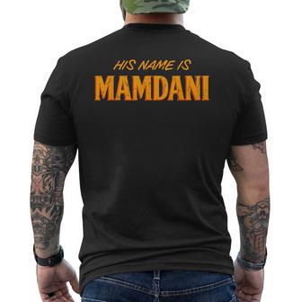 Son Nom Est Mamdani Maire Mamdani 2025 T-shirt imprimé au dos - Cadeauxyz