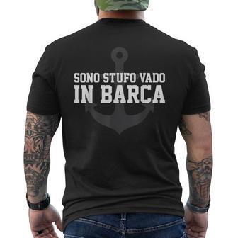 Sonotufoado In Barca Capitano Divertente Barche T-shirt da uomo con stampa posteriore - Novitaregali