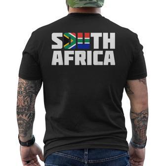 South Africa 南アフリカ メンズTシャツ バックプリント - Kawaiitshirt