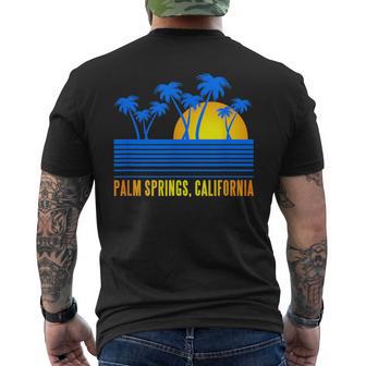 Souvenir Deacances En Californie Palmprings T-shirt imprimé au dos - Cadeauxyz