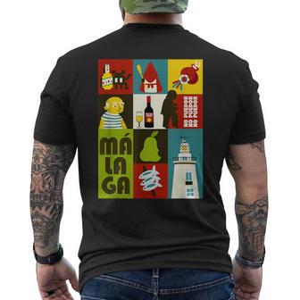 Souvenir Malaga T-shirt imprimé au dos - Cadeauxyz