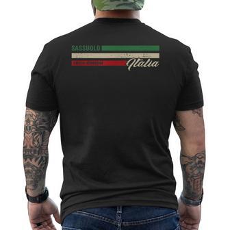 Souvenirassuolo Italia T-shirt da uomo con stampa posteriore - Novitaregali