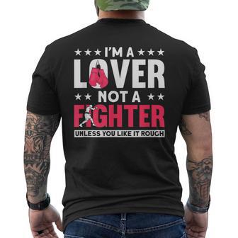 Soy Un Amante No Un Luchador Boxeo De Boxeadores Divertido Camiseta Hombre Estampado Espalda - Regaloses