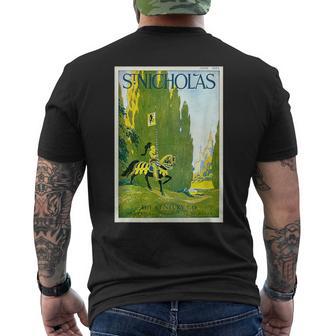St ニコラス騎士 城 ジュスト王国 歴史兵士 メンズTシャツ バックプリント - Kawaiitshirt