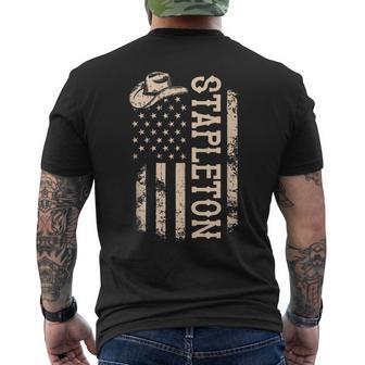 Stapleton Name Personalized Vintage 80S 90S Men's T-shirt Back Print - Monsterry