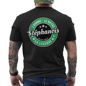 Stéphanois Homme Mythe Légende Idée-Cadeauaint-Étienne T-shirt imprimé au dos - Cadeauxyz