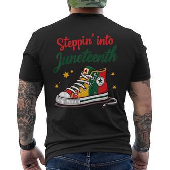 Stepping Into Junenth Men's T-shirt Back Print - Thegiftio UK