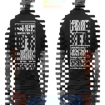 Straight Outta High School Graduation Class Of 2026 Senior Men's T-shirt Back Print | Seseable UK