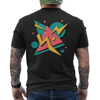 Style Memphis Rétro Années 80 T-shirt imprimé au dos - Cadeauxyz
