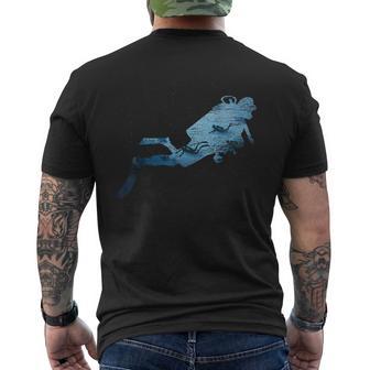 Subacqueo Idea Regalo Diver Immersioniubacquea T-shirt da uomo con stampa posteriore - Novitaregali