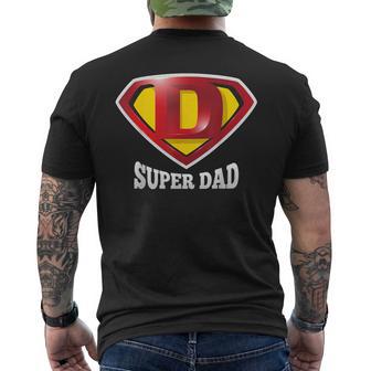Super Dad Happy Father's Day Best Father メンズTシャツ バックプリント - Kawaiitshirt