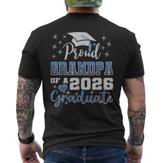 Super Proud Grandpa Of 2026 Graduate Graduation Family Men's T-shirt Back Print - Thegiftio UK