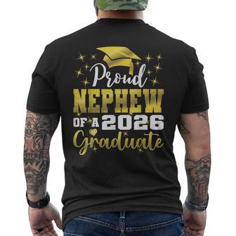 Super Proud Nephew Of 2026 Graduate Senior Graduation Family Men's T-shirt Back Print - Monsterry