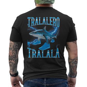 Surreal Italian Brainrot Meme Tralalero Tralala Men's T-shirt Back Print - Thegiftio UK