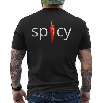 T Graphique Amusant Épicé Avec Piment T-shirt imprimé au dos - Cadeauxyz