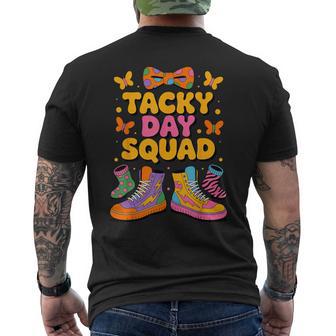 Tacky Day Squad Summer Wacky Mismatch Day Tacky Day Men's T-shirt Back Print - Thegiftio UK