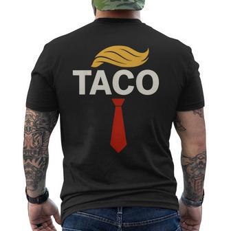 TACO トランプズ・オールウェイズ・チキン・アウト・タコス メンズTシャツ バックプリント - Kawaiitshirt