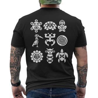 Taino Proud Coqui Frog Atabey Sun Symbol Puerto Rico Boricua Men's T-shirt Back Print - Thegiftio UK