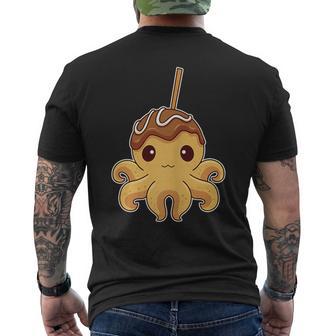 Takoyaki De Poulpe Japonais Mignon T-shirt imprimé au dos - Cadeauxyz