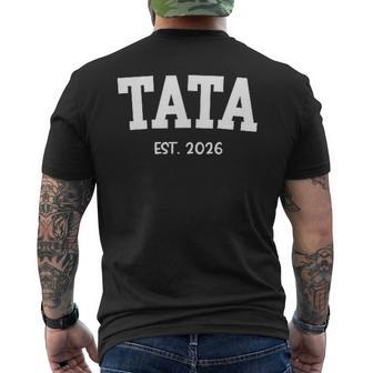 Tata Est 2026 Classic Grandpa Fathers Day Men's T-shirt Back Print - Thegiftio UK