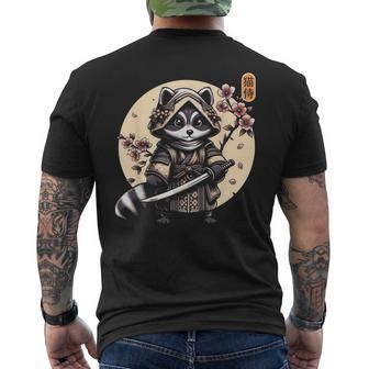 Tatouage Japonaisamouraï Ninja Raton Laveur T-shirt imprimé au dos - Cadeauxyz