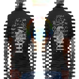 And I Think To Myself What A Wonderful World Earth Day Men's T-shirt Back Print | Seseable UK