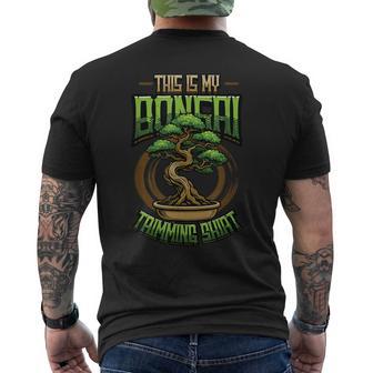 This Is My Bonsai トリミングシャツ 盆栽 メンズTシャツ バックプリント - Kawaiitshirt