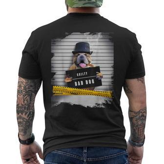 Thug Dog Taza Con Diseño De Bulldog Gangster Camiseta Hombre Estampado Espalda - Regaloses