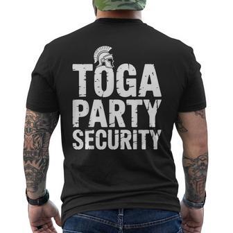 Toga Party Security Roman Costume Men's T-shirt Back Print | Seseable UK