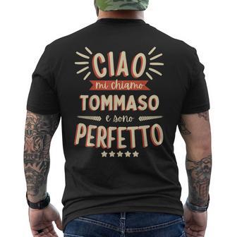 Tommaso Idea Regalo Personalizzata Nome Divertente T-shirt da uomo con stampa posteriore - Novitaregali