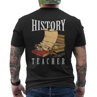 Historia Profesores Profesores Enseñanza Escuelaecundaria Regalo Universitario Camiseta Hombre Estampado Espalda - Regaloses