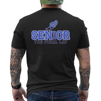 Track & Field Senior 2026 Graduation Year The Final Lap Men's T-shirt Back Print - Thegiftio