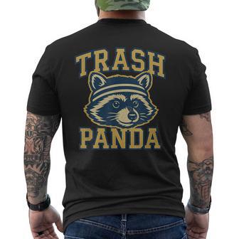 Trash Panda-Raccoon Trash-Panda Raccoon Vintage Men's T-shirt Back Print - Thegiftio UK