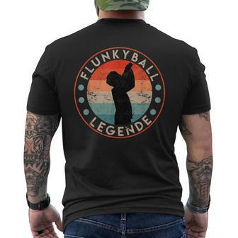 Trinkspielintagepruch Flunkyball Legende Flunky Ball T-Shirt mit Rückendruck - Seseable