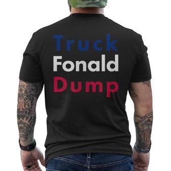 Truck Donald Dump En Contra De Donald Trump Camiseta Hombre Estampado Espalda - Regaloses