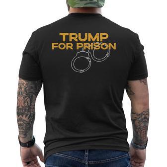 Trump Para La Prisión Anti Donald Trump Camiseta Hombre Estampado Espalda - Regaloses