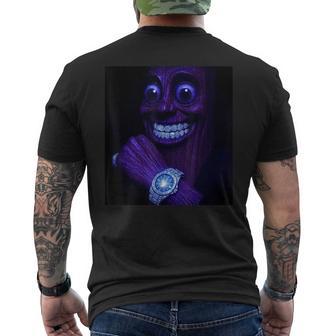 Tuff Italian Brainrot Meme Tung Tung Tung Sahur Gen Alpha Men's T-shirt Back Print - Monsterry