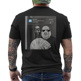 Tung Tung Tung Sahur John Pork Meme Brainrot For Kids Men's T-shirt Back Print - Thegiftio