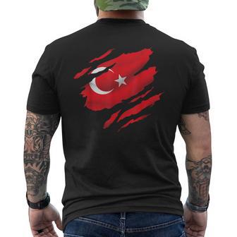 Türkei Flagge Türk Bayragi Herren Türkei Kinder Türkiye T-Shirt mit Rückendruck - Seseable