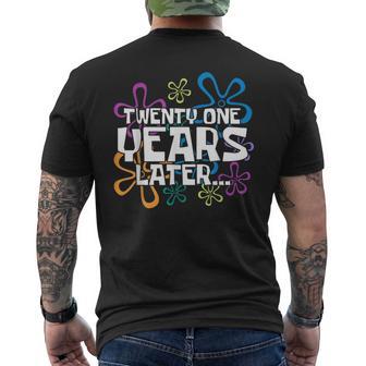 Twenty One Years Later 21St Birthday 21 Years Old Men's T-shirt Back Print - Thegiftio UK