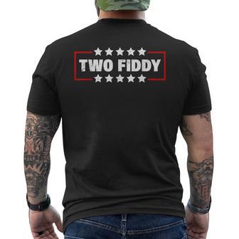 Two Fiddy America 250 Men's T-shirt Back Print - Thegiftio UK